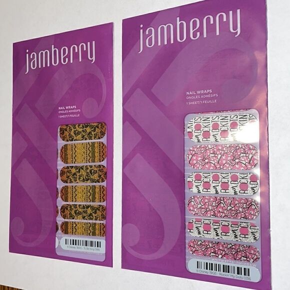 Jamberry 2 designs on 2 full sheets Disney Lion King and Minnie Mouse na… - Picture 6 of 6